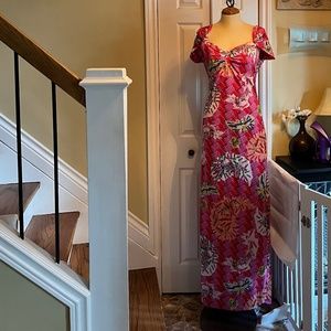 Zac Posen for Target Pink Graphic Design Maxi Dress